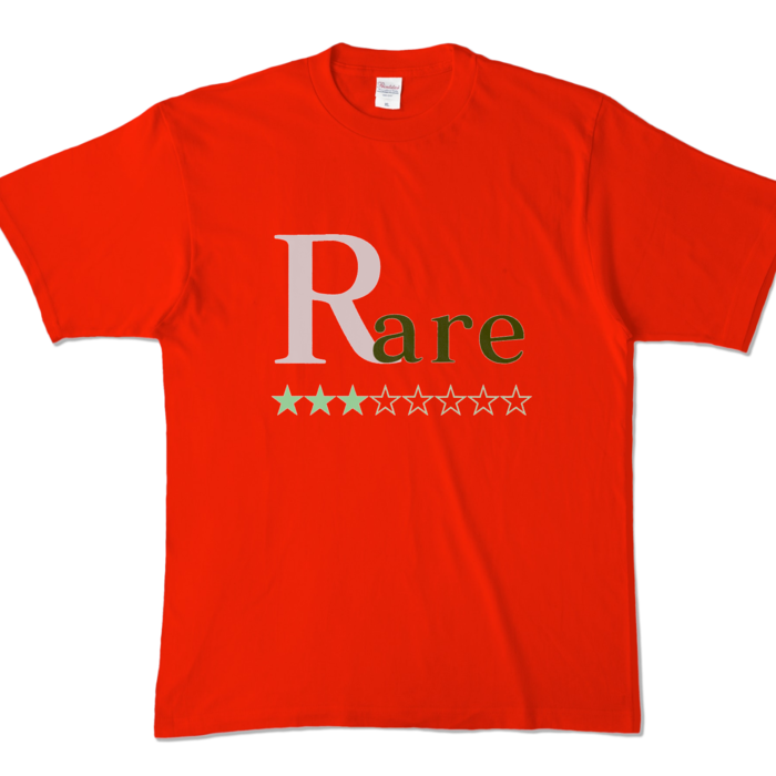 カラーTシャツ - XL - レッド (濃色)