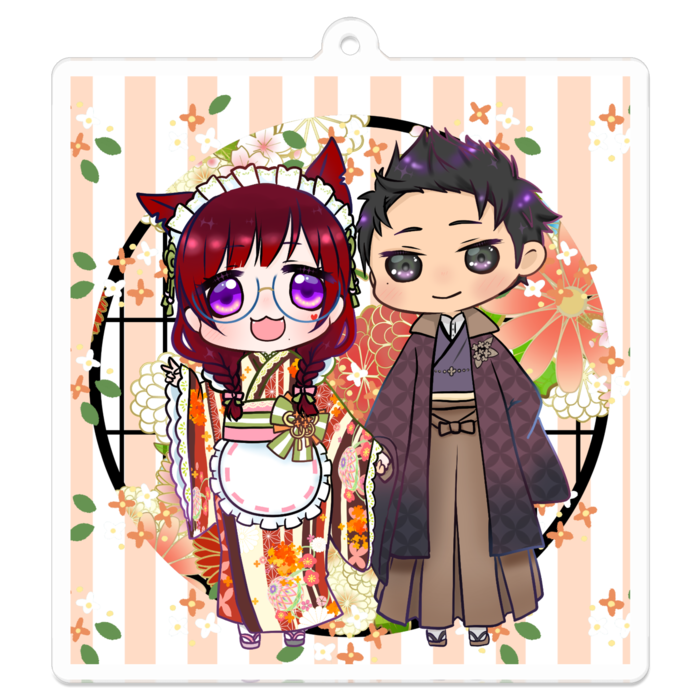 アクリルキーホルダー - 70 x 70 (mm)