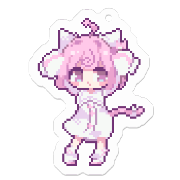 アクリルキーホルダー - 50 x 50 (mm)