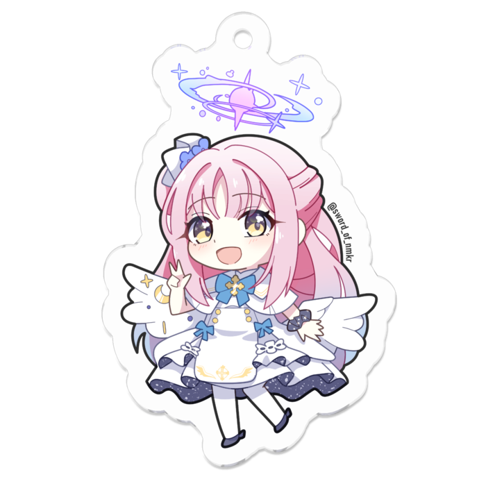 アクリルキーホルダー - 50 x 50 (mm)