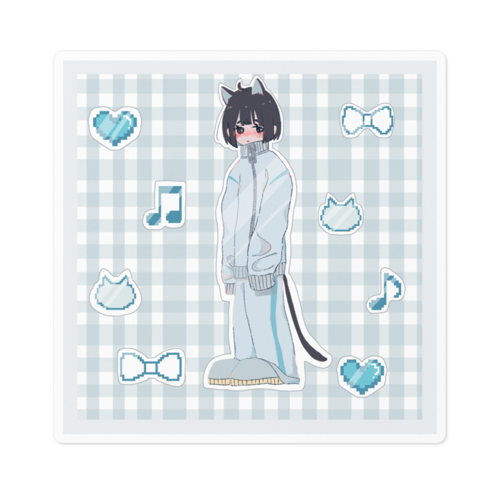 ステッカー - 100 x 100 (mm)