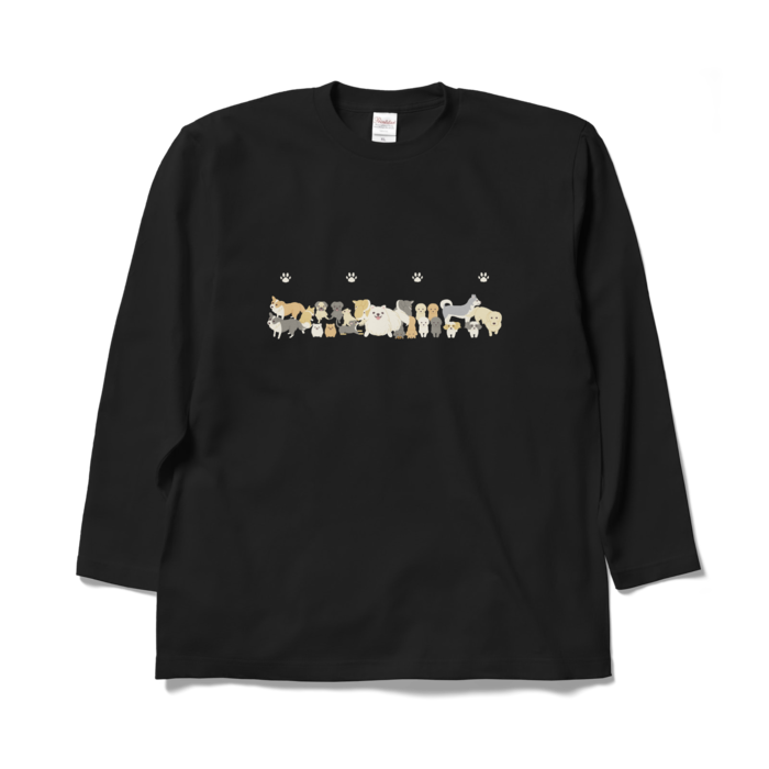 ロングスリーブTシャツ　黒　XL