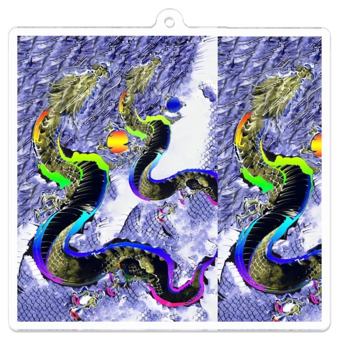 アクリルキーホルダー - 70 x 70 (mm)