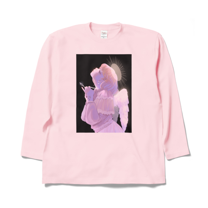 ロングスリーブTシャツ - XL - ライトピンク