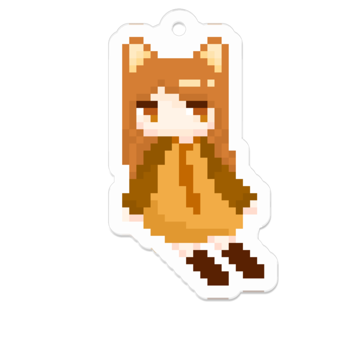 アクリルキーホルダー(コーティング) - 50 x 50 (mm)