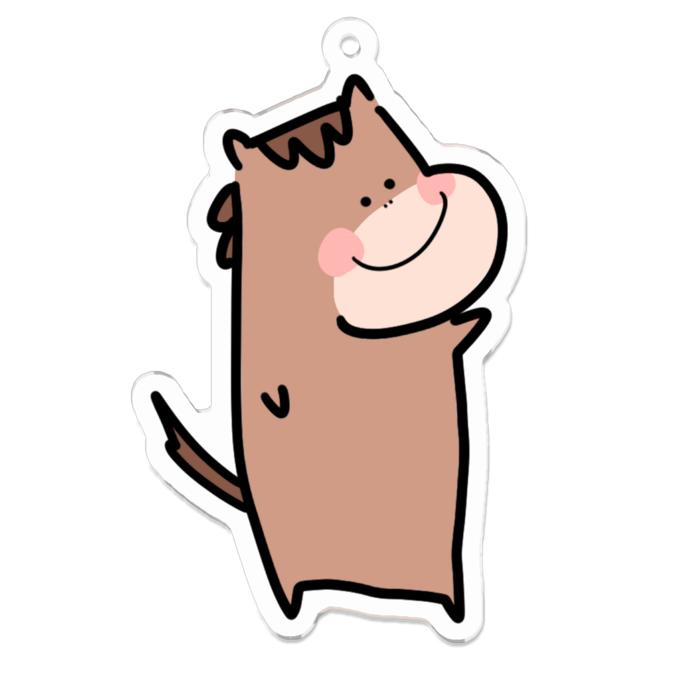 アクリルキーホルダー - 70 x 70 (mm)