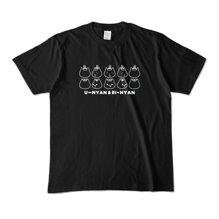 カラーTシャツ(濃色) - M - 正面 - ブラック