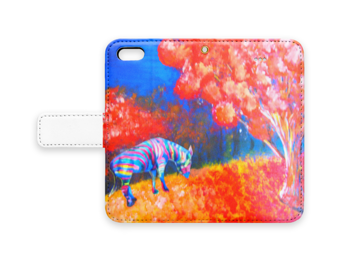 手帳型iPhoneケース - iPhone 5 / 5s / SE - ストラップ穴 あり