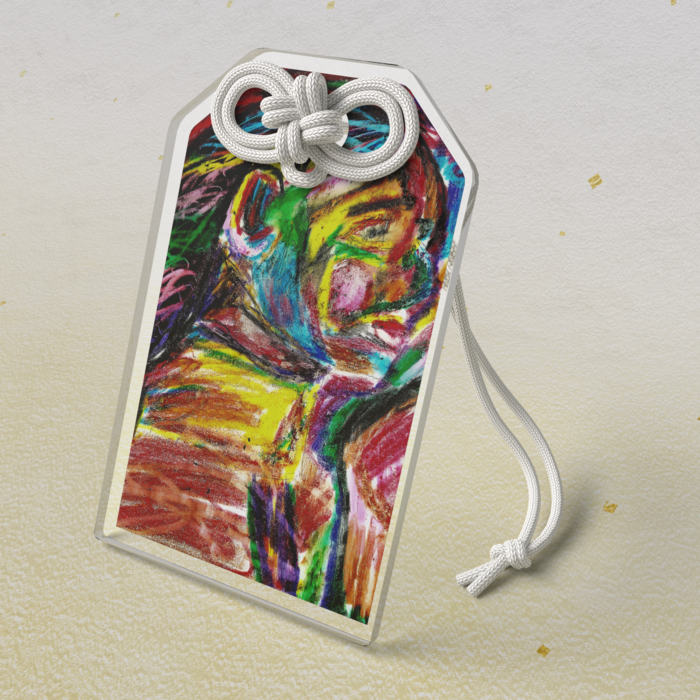 アクリルお守り - 50 × 80mm