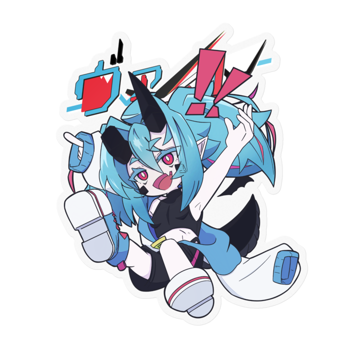 ステッカー - 100 x 100 (mm)