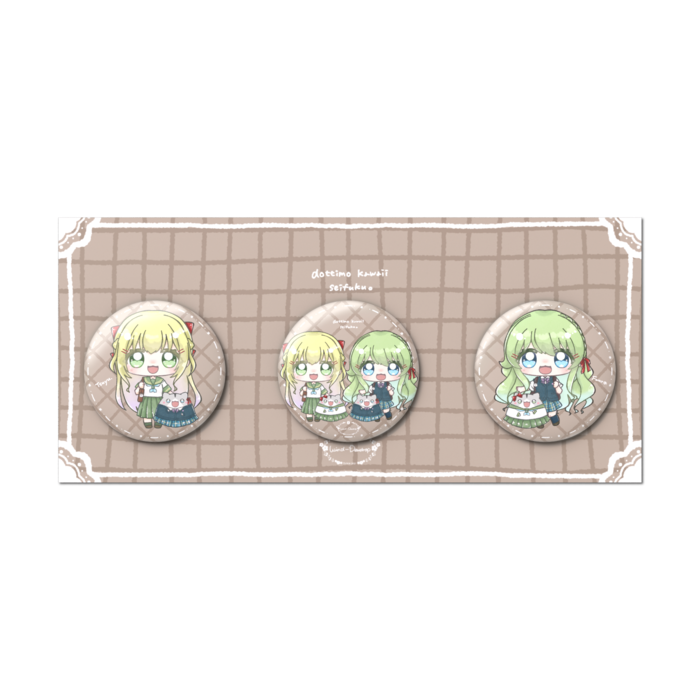 ③みんな。(缶バッジ3個)