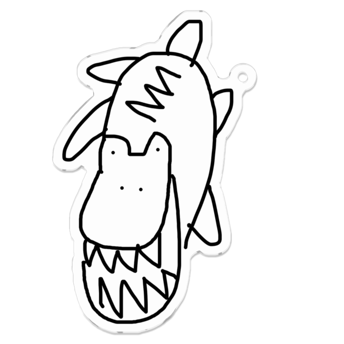 アクリルキーホルダー - 70 x 70 (mm)