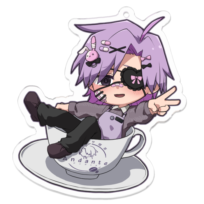 アクリルキーホルダー - 70 x 70 (mm)Miru