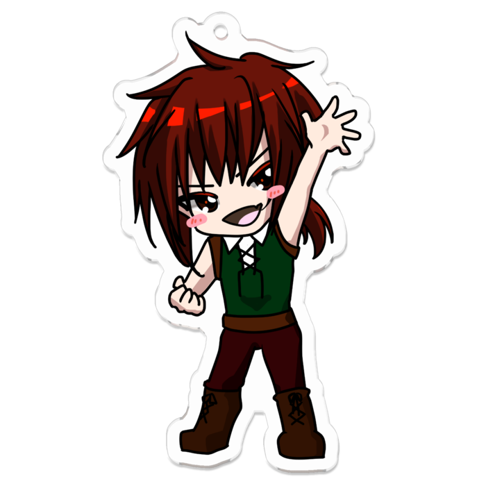 アクリルキーホルダー - 70 x 70 (mm)