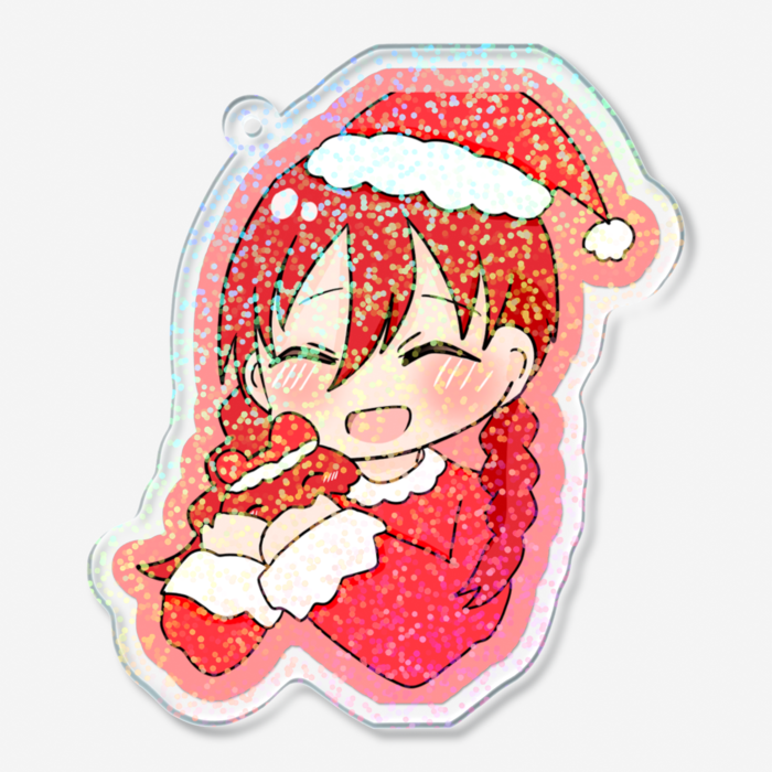 ホログラムアクリルキーホルダー - 70 × 70mm