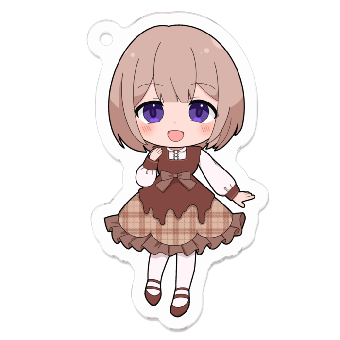 アクリルキーホルダー - 50 x 50 (mm)