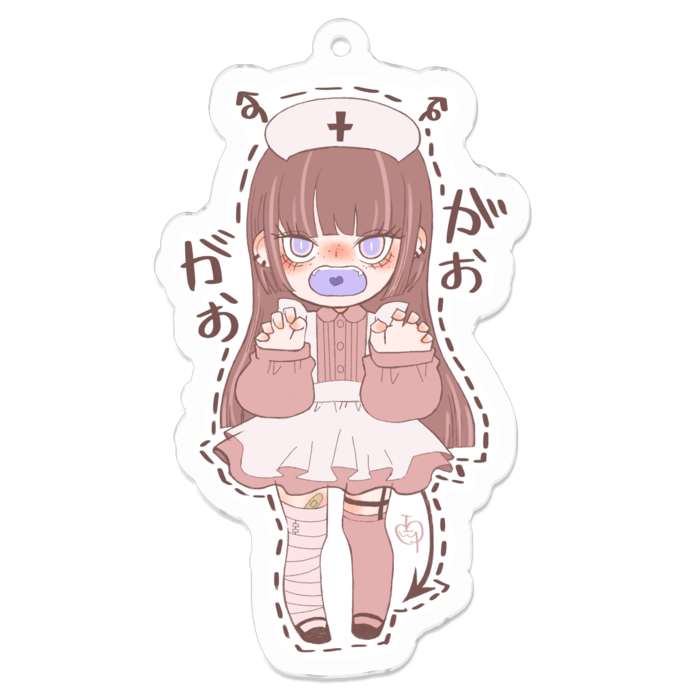 アクリルキーホルダー - 70 x 70 (mm)