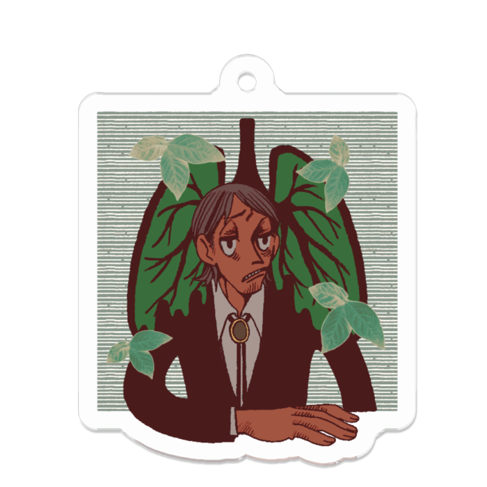 アクリルキーホルダー - 50 x 50 (mm)