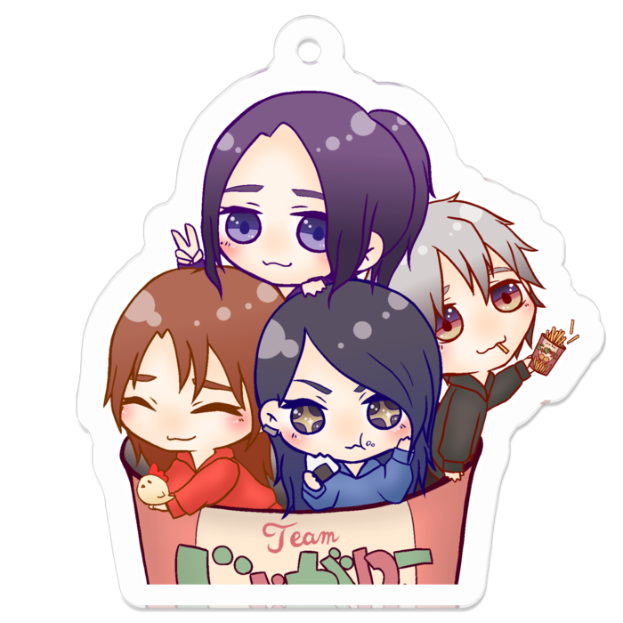 アクリルキーホルダー - 50 x 50 (mm)