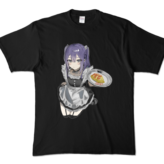 カラーTシャツ - XL - ブラック (濃色)