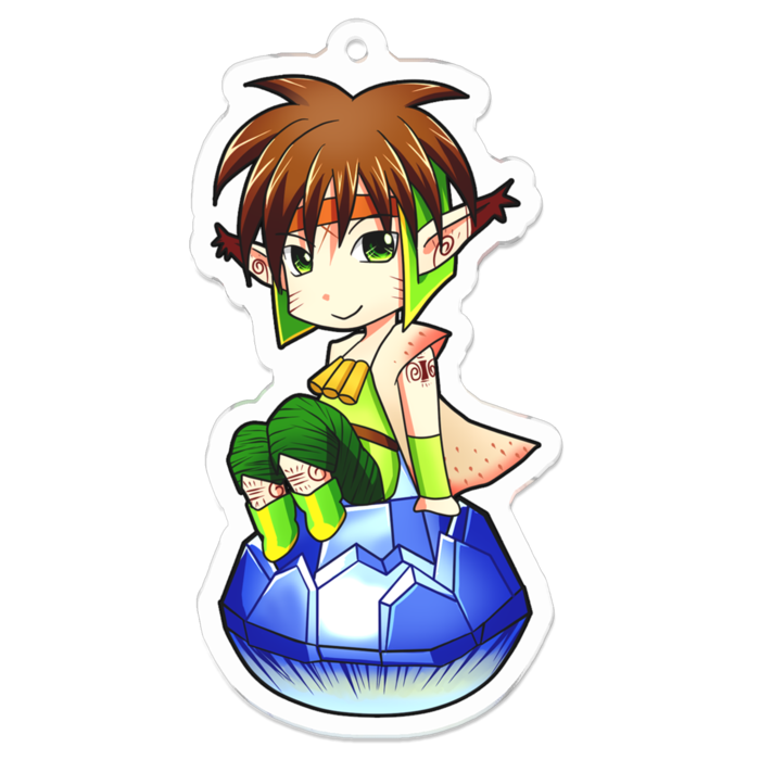 アクリルキーホルダー - 70 x 70 (mm)