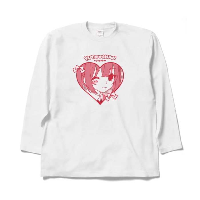 (ゆ)ロングスリーブTシャツ - XL - ホワイト