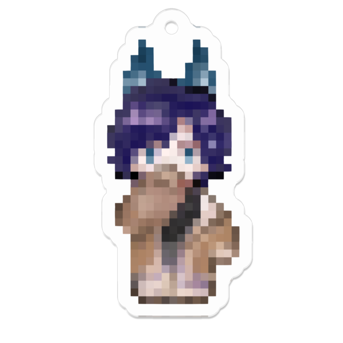 アクリルキーホルダー - 50 x 50 (mm)