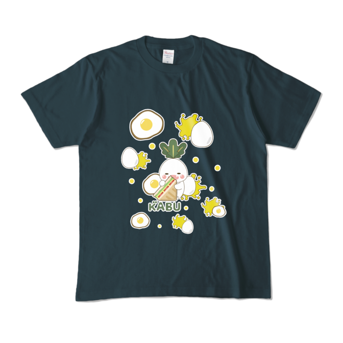 カラーTシャツ - M - デニム