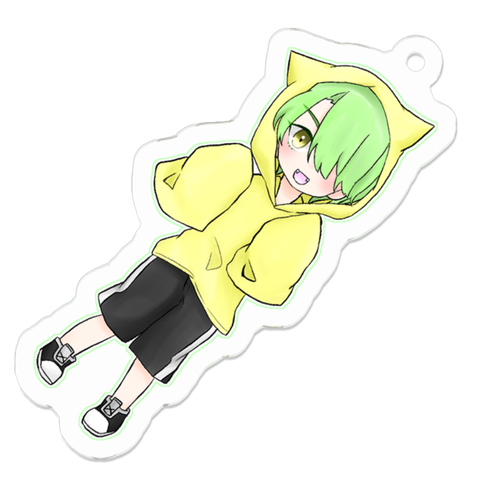 アクリルキーホルダー（コーティング） - 50 x 50 (mm)