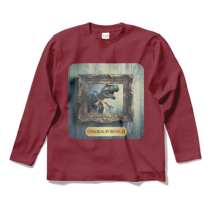 ロングスリーブTシャツ - S - バーガンディ