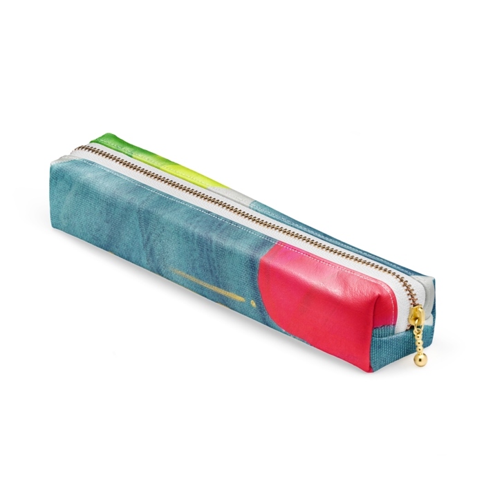 ペンケース - 20 x 4 x 4cm - ホワイト