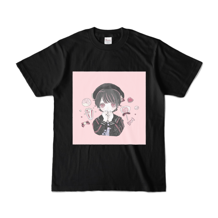 カラーTシャツ - S - ブラック (濃色)