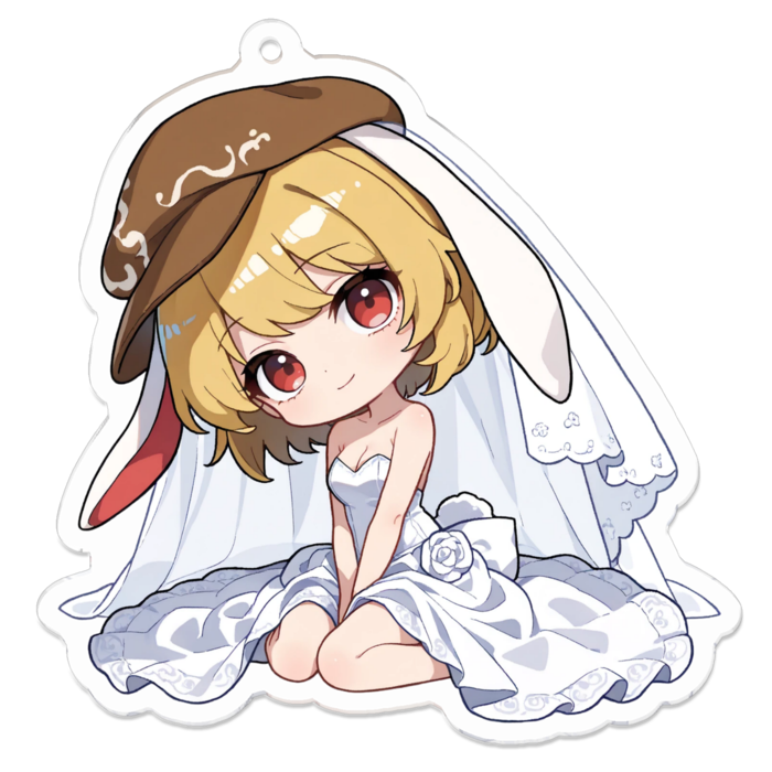 アクリルキーホルダー - 70 x 70 (mm)(キャラのみ)