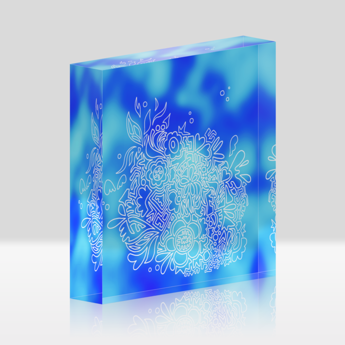 アクリルブロック - 100x100mm