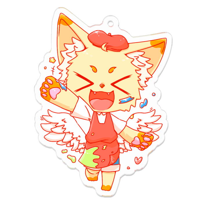 アクリルキーホルダー - 70 x 70 (mm)