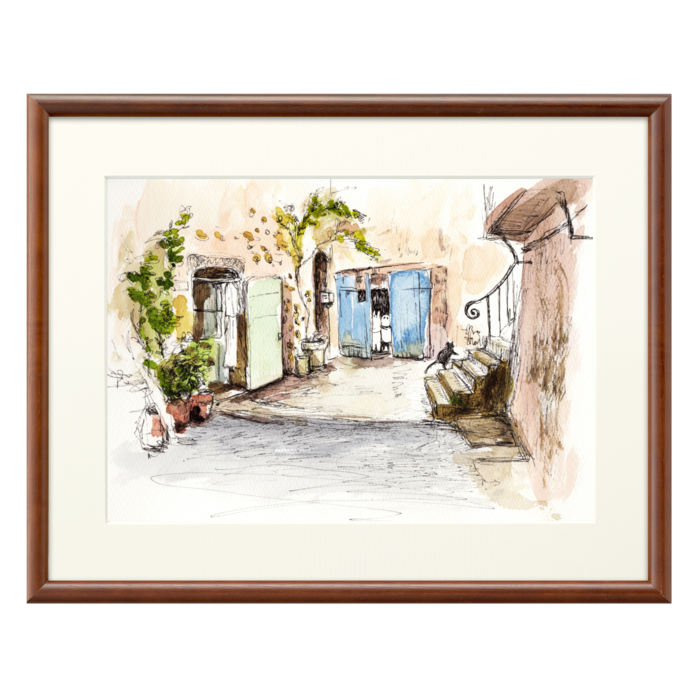 A2 - 額縁・ブラウン