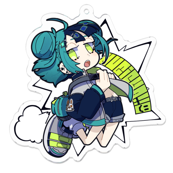 アクリルキーホルダー - 70 x 70 (mm)