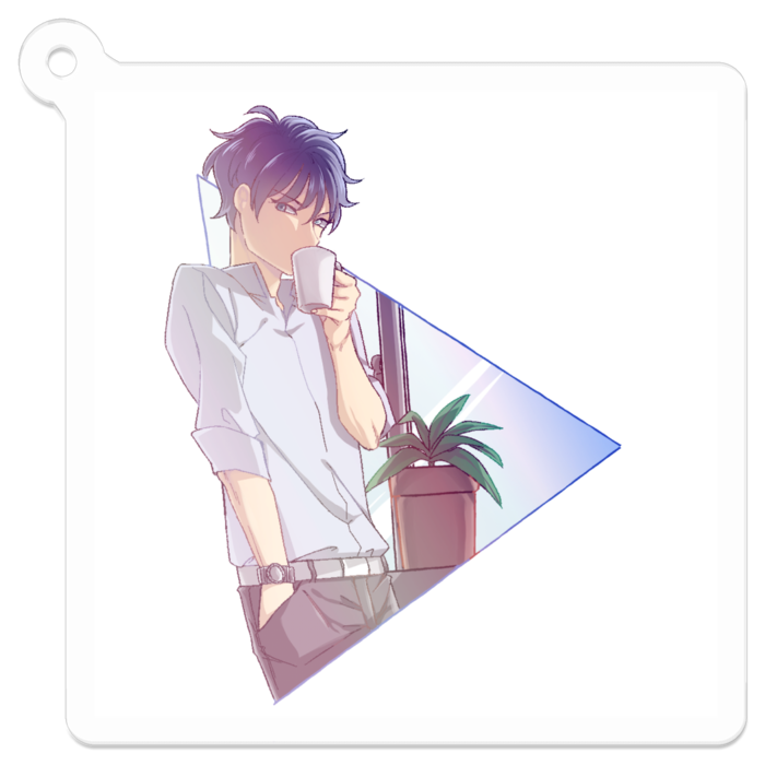 アクリルキーホルダー - 50 x 50 (mm)