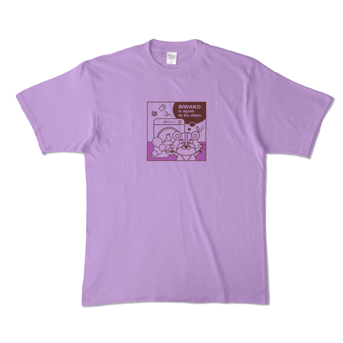 カラーTシャツ - XL - ライトパープル (淡色)