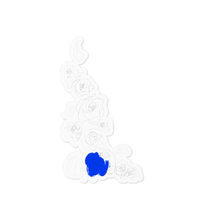 ステッカー - 100 x 100 (mm)