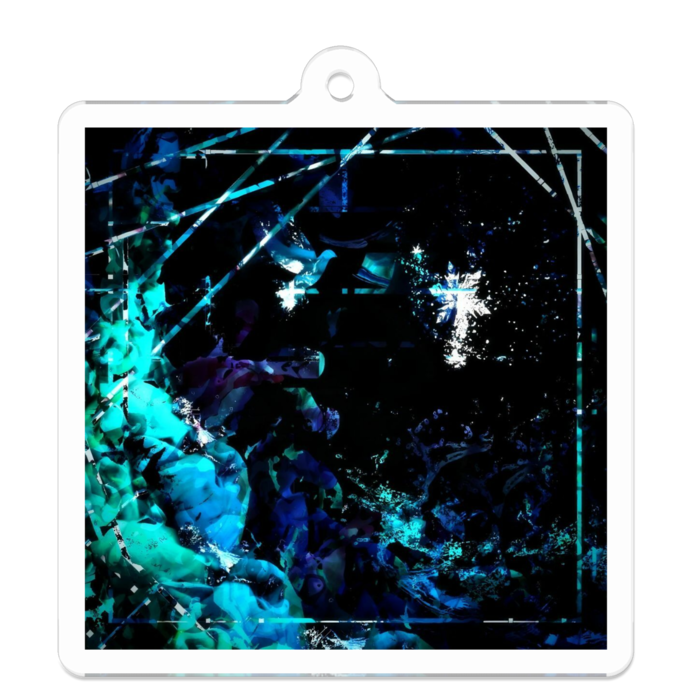 アクリルキーホルダー - 50 x 50 (mm)