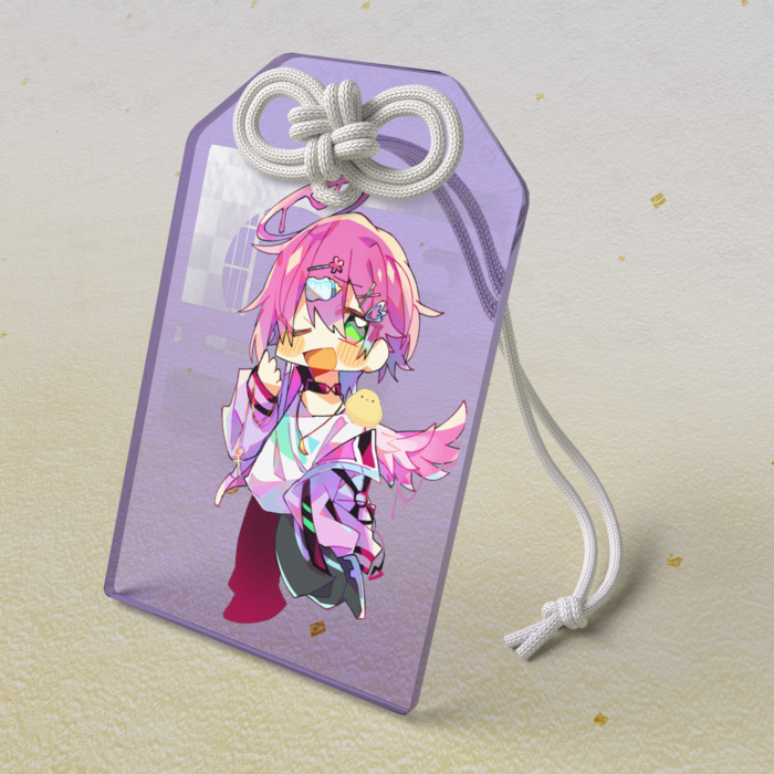 アクリルお守り - 50 × 80mm