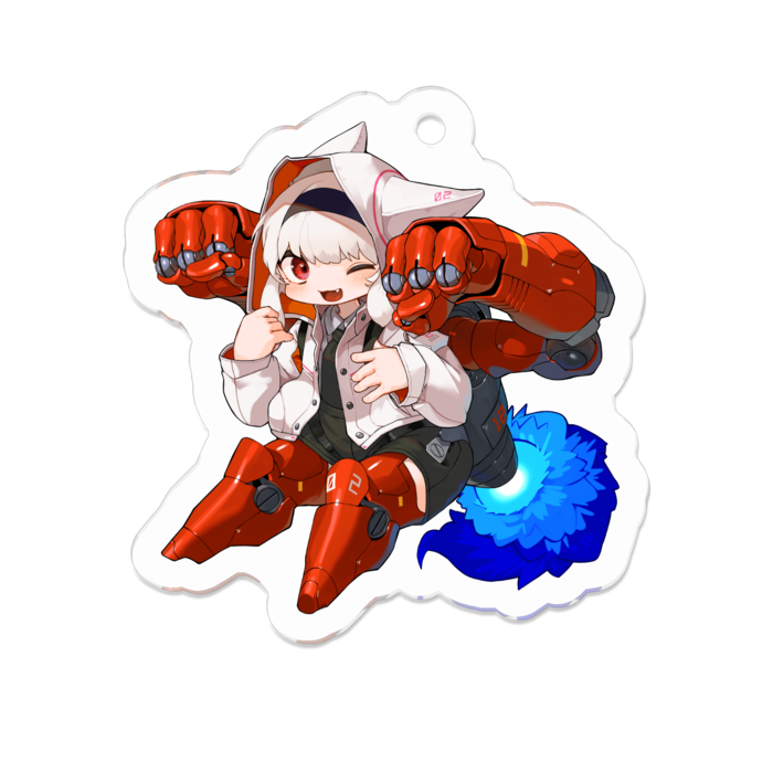 アクリルキーホルダー - 50 x 50 (mm)