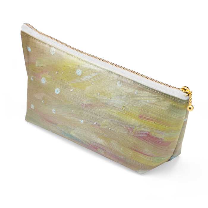 ポーチ - 長さ21.5cm / 高さ10cm - ホワイト