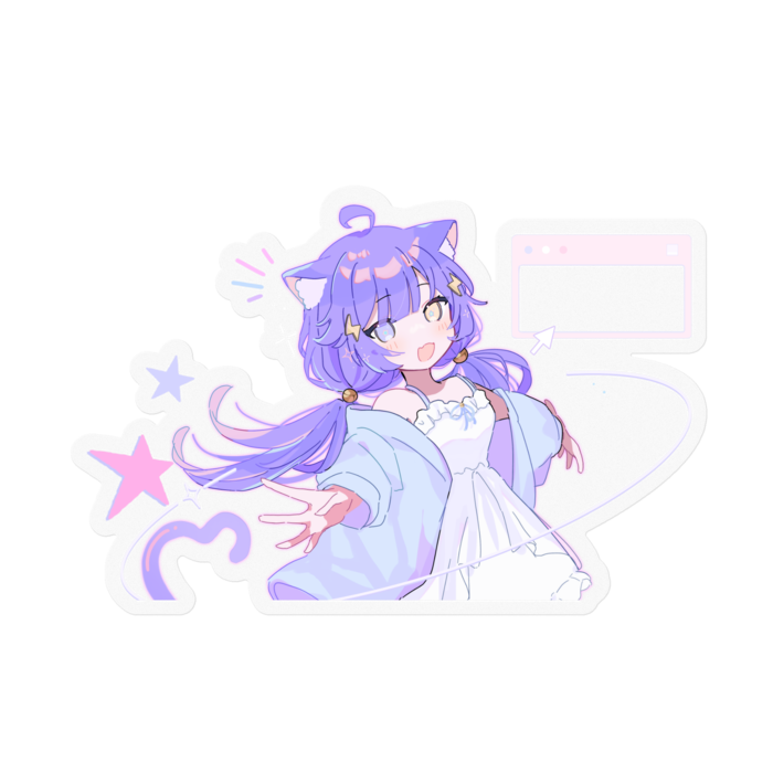 ステッカー - 100 x 100 (mm)