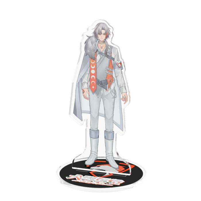 白髪ローテール - 100x100mm