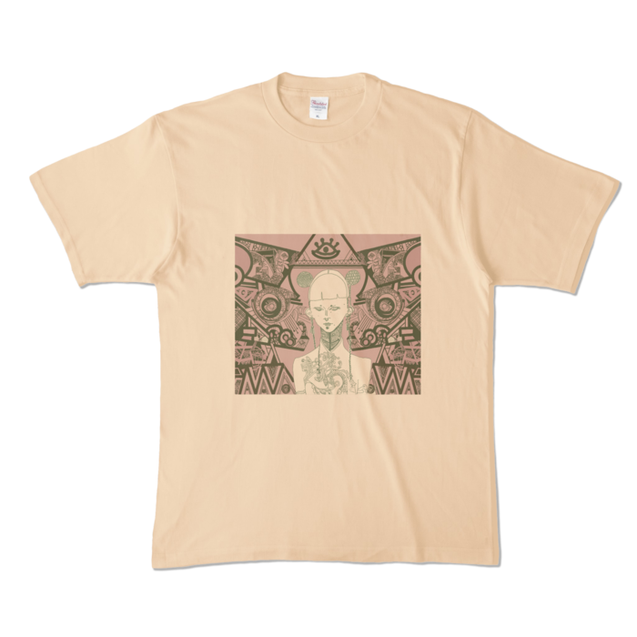 カラーTシャツ - XL - ナチュラル (淡色)