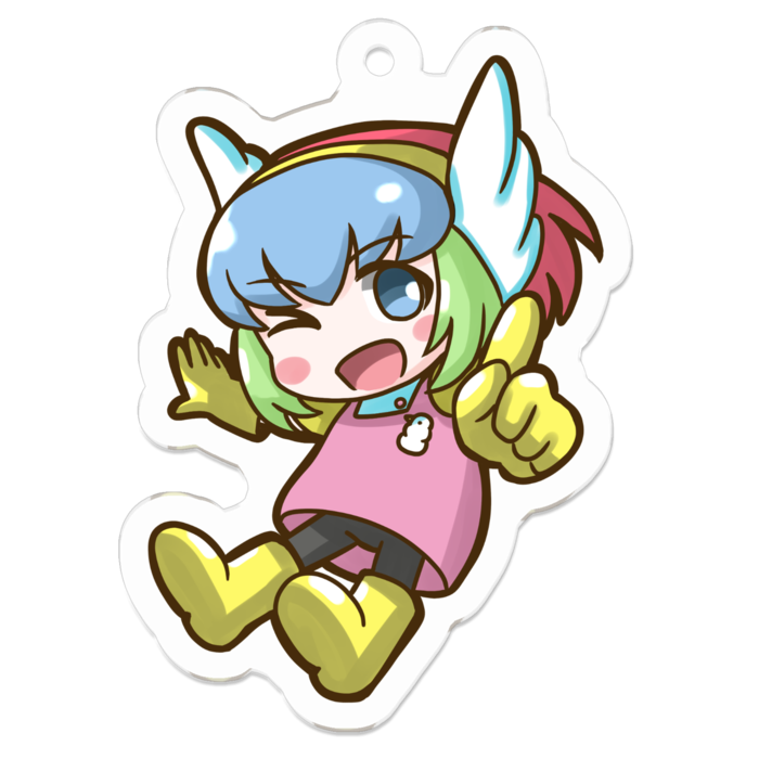 アクリルキーホルダー - 50 x 50 (mm)