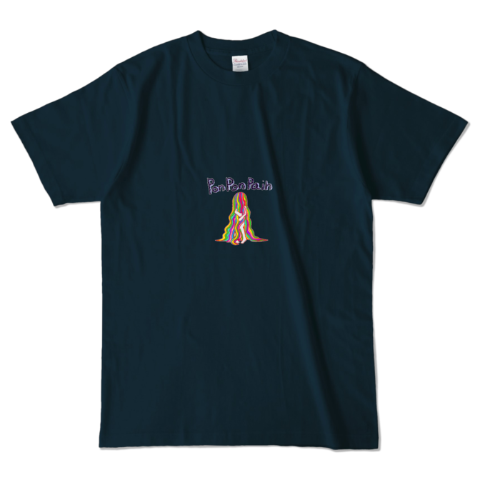 カラーTシャツ - L - ネイビー (濃色)