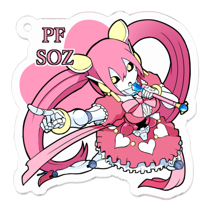 アクリルキーホルダー - 50 x 50 (mm)